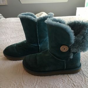 Blue Bailey Button UGGS